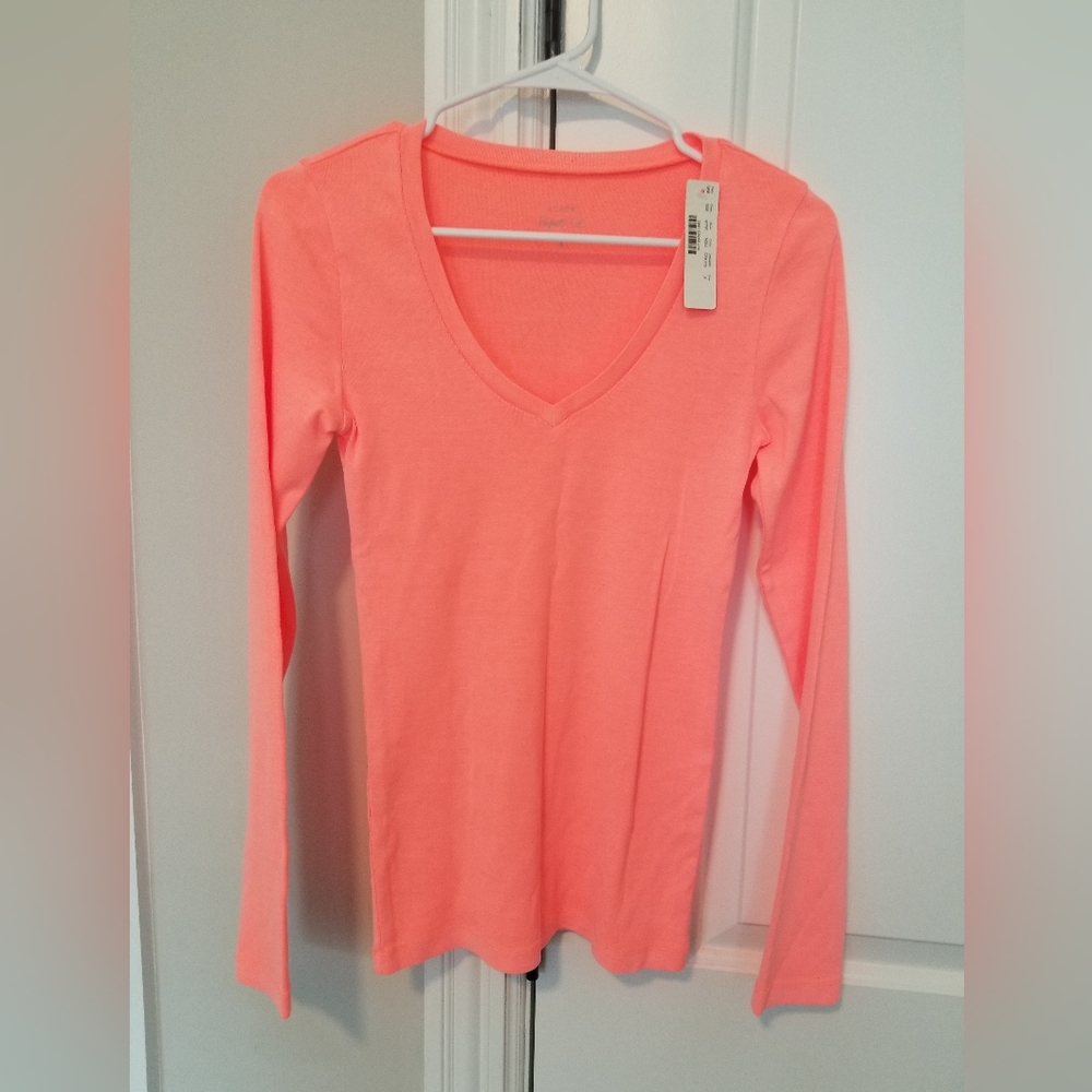 J. Crew perfect fit v-neck tee